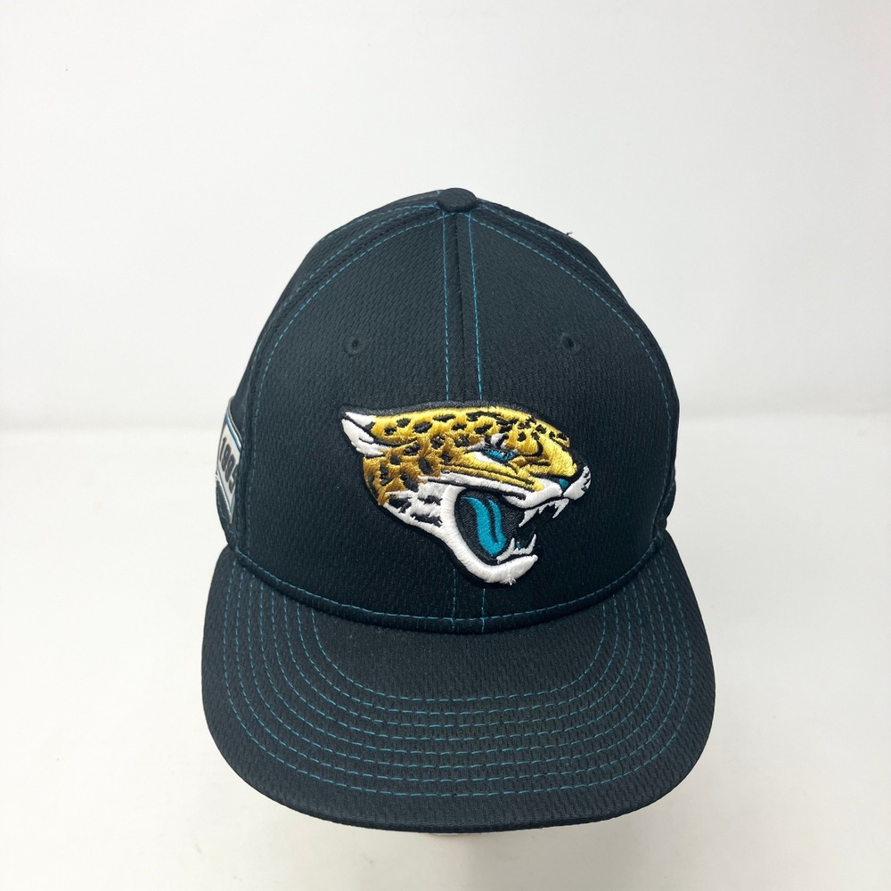 New Era Hat Mens 7 1/2 Black Jacksonville Jaguars 1995 Side Patch NFL 100